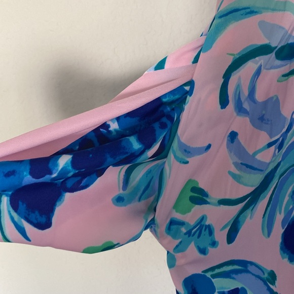 NWT Lilly pulitzer rory dress sweet pea, pink tropics - Picture 8 of 16